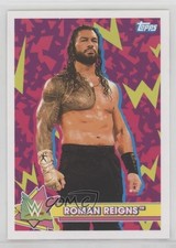 2021 Topps Heritage WWE Superstar Stickers Roman Reigns #S-13 19zg