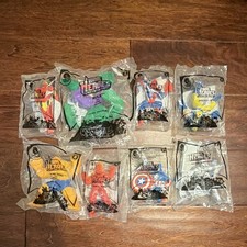 McDonald's Marvel Heroes Happy Meal Toys Lot of 8 Sealed 2010