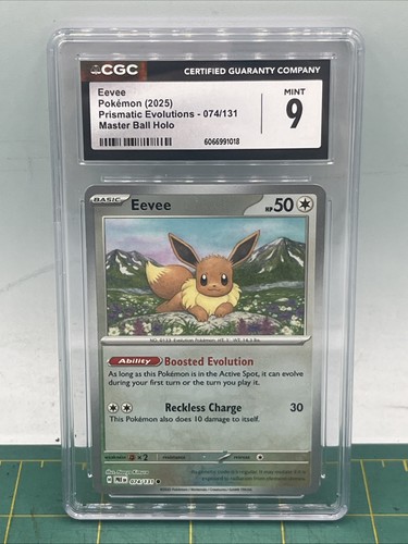 Eevee graded CGC 9 for sale on eBay