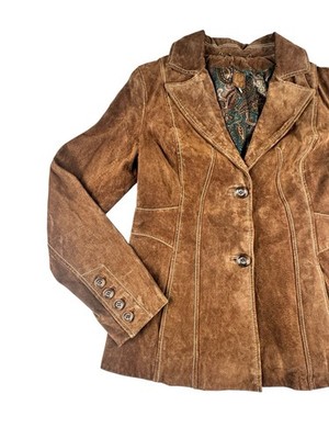 Vintage 80's Authentic Wilsons Leather & Suede Jacket US Women's