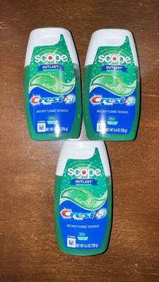3 Crest Plus Scope Outlast Toothpaste Liquid Gel 4.6 oz  Ea Exp 9/27 FREE SHIP