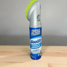 Woolite Carpet & Upholstery Triple Action Foam Cleaner Odor Stain Remover 12 oz 