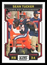 2023 Score #318 Sean Tucker Tampa Bay Buccaneers Rookie