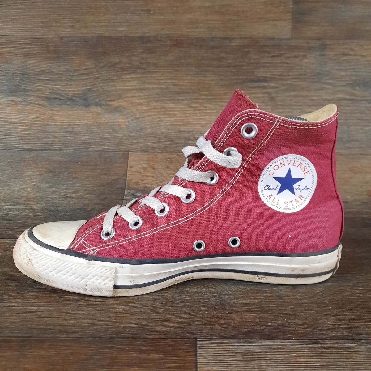 Size 7 - Converse Chuck Taylor All Star Canvas High Maroon for