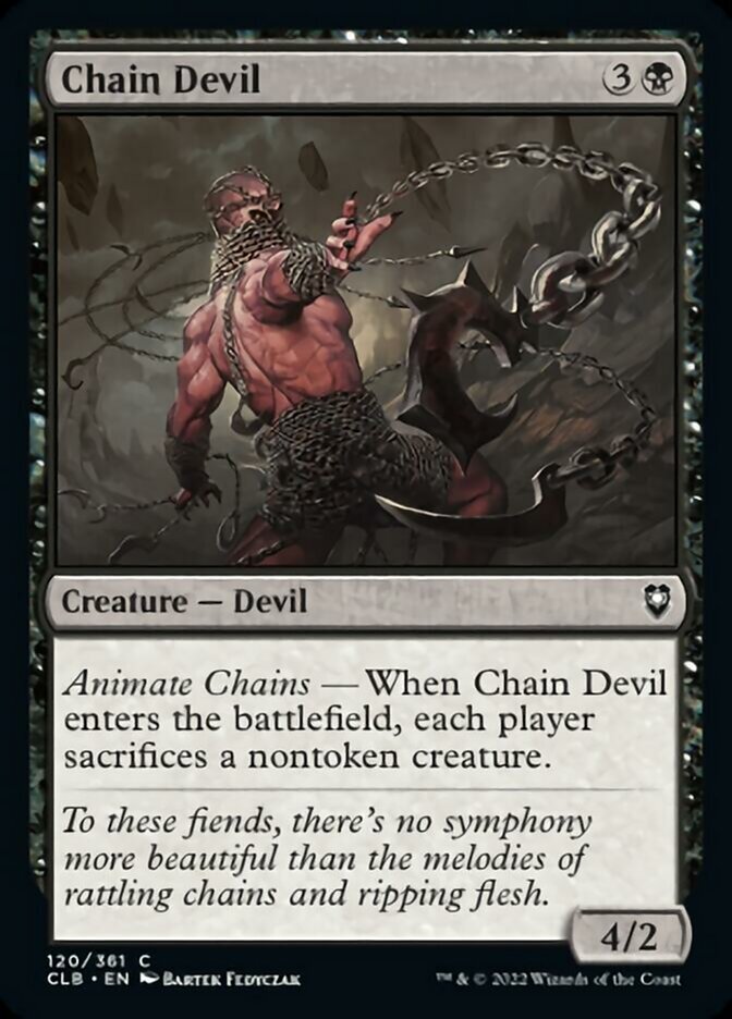 Chain Devil [Commander Legends: Battle for Baldur's Gate] Magic MTG