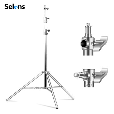 Heavy Duty Light Stand Tripod Stainless Spring Damped For