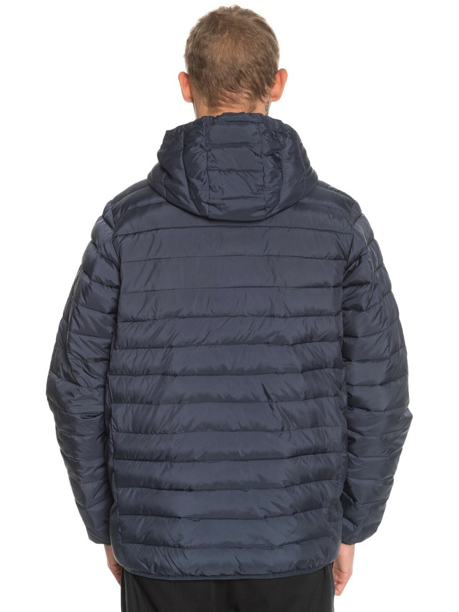 QUIKSILVER SCALY HOODED INSULATOR JACKET BLUE