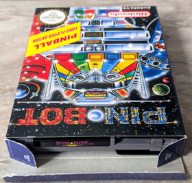 TOP ! Nintendo NES Spiel Pin Bot PAL-B OVP CIB Pinbot
