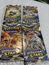Nintendo Pokmon TCG Sword & Shield Brilliant Stars Booster Pack - 10 Cards for sale online | eBay Nintendo Pokmon TCG Sword & Shield Brilliant Stars Booster Pack - 10 Cards for sale online | eBay