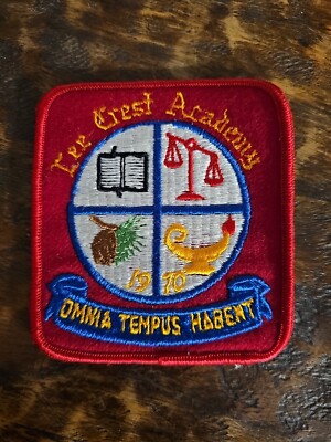 Lee Crest Academy Omnia Tempus Habent Patch