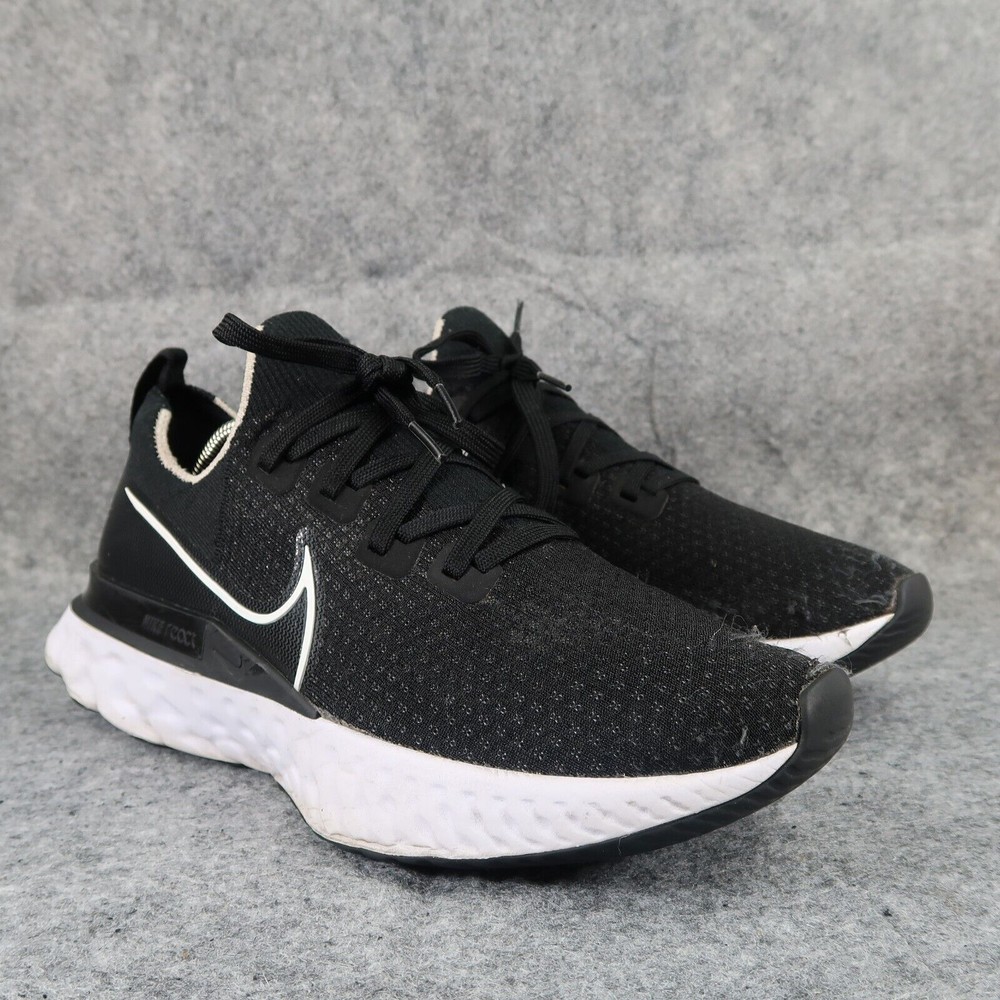 Nike React Infinity Running Shoes for Men Size 11 in Black White Athletic Trainers