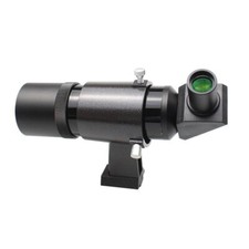 Orion style 9x50 erect image finderscope for telescope. 90 degree angle eyepiece