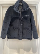 Sean John X Missguided Navy Blue Padded Jacket Women’s Size 8