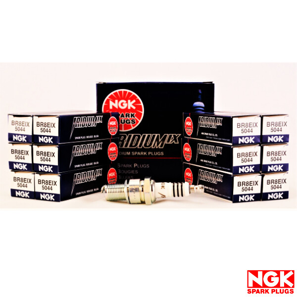 New Set of 12 NGK Iridium IX Spark Plug BR8EIX/ 5044 for Ferrari Lamborghini