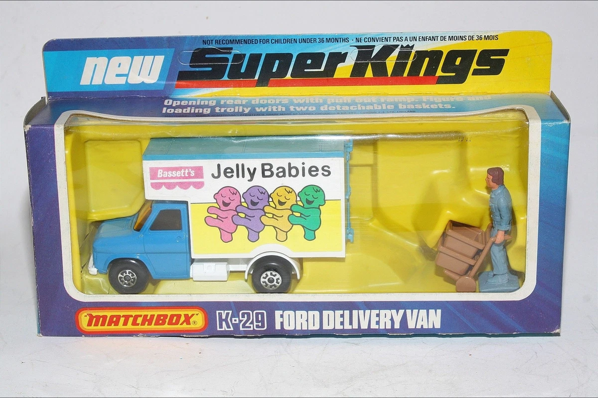 Matchbox SuperKings K-29/2; Ford A Series Luton Van; Bassett's Jelly Babies 69804