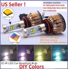 80w 7680lm Cree Led Headlight Bulbs H7 9006hb4 H165202