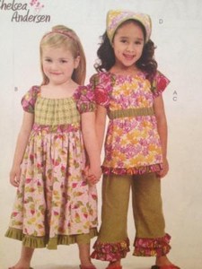 McCalls Sewing Pattern 6062 Girls 