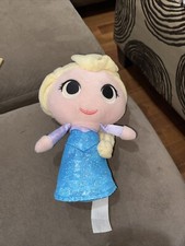 Disney Store Frozen Bean bag plush Princess Elsa Plush 8.5" tall