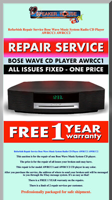 Refurbish Repair Service for Bose Series III CD Player Radio Wave