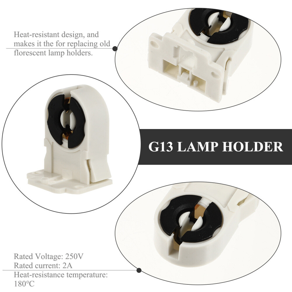 20PCS T8/G13 Lamp Holder for LED Fluorescent Tube eBay