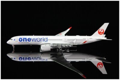 1:400 JC Wings JAPAN AIRLINES Oneworld A350-900 Airplane Flap Down