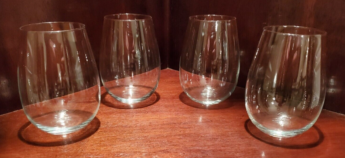 KROSNO STEMLESS 17 OZ. WINE GLASSES- SET OF (4) NIB MADE IN POLAND | eBay