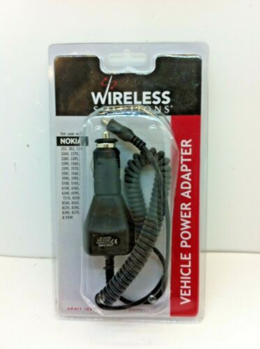 New - Nokia Compatible Standard Car Phone Charger BE282PI - LED 3mm - 6"curly 86 - Picture 1 of 2