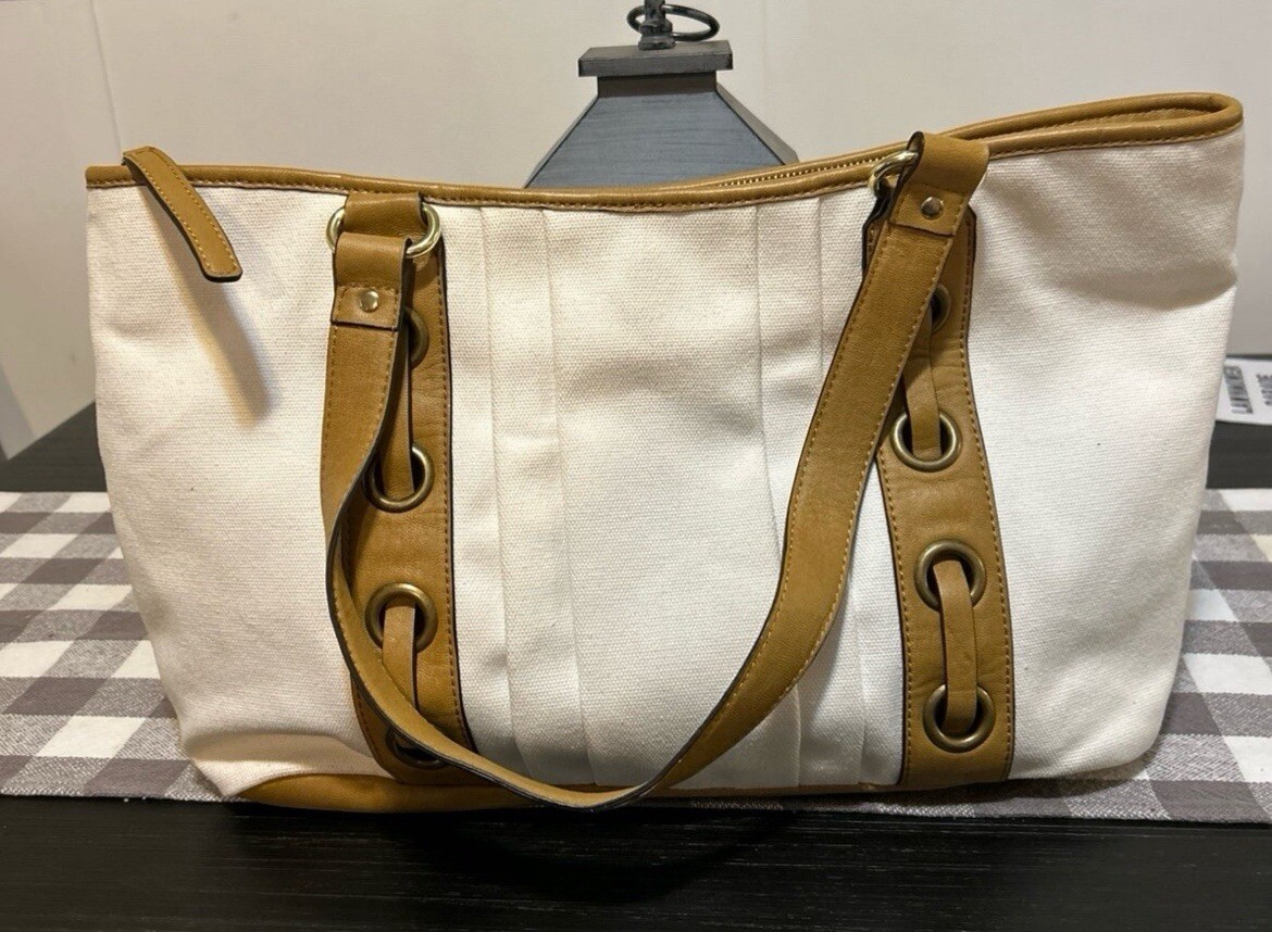 Etienne Aigner Tote Bag with Magnetic and Zip Closure | eBay