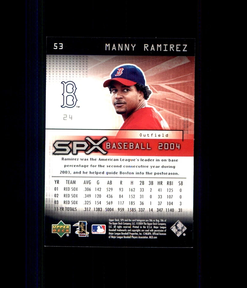 2004 SPx Upper Deck Commons Stars ⚾ YOU PICK YOUR FAVS ⚾ MLB BASEBALL CARDS - Image 4 of 4