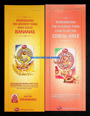 Honey Bunches of Oats Cereal Post 2004 Peaches Bananas Print Magazine Ad Poster