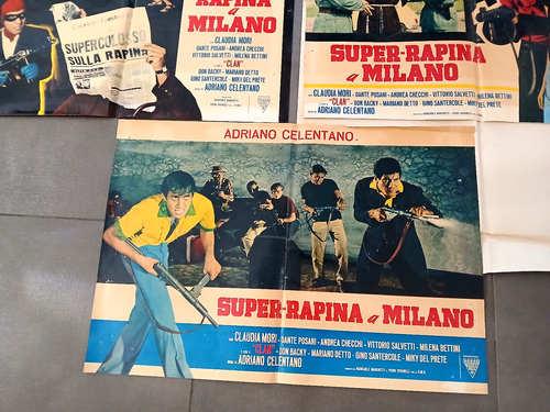 FOTOBUSTA ORIGINALE SUPER RAPINA A MILANO 64 ADRIANO CELENTANO POSTER LOCANDINA - Imagen 6 de 6