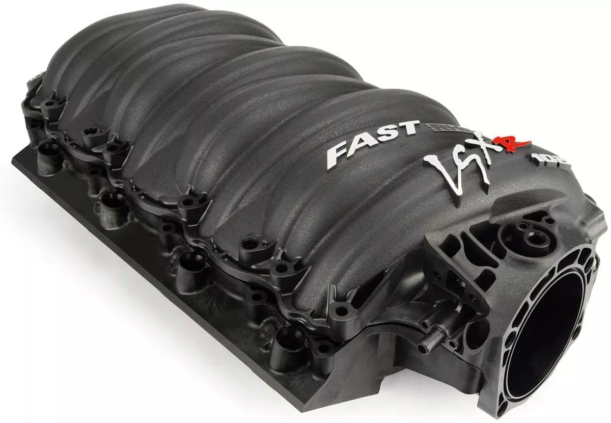 FAST 102mm LSXR Black Intake Manifold Cathedral Port Gen III LS1 LS6 LS2 146302B
