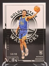 2021-22 Noir Icon Edition Moses Moody RC /99