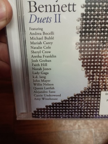 Tony Bennett Duets 2 Faith Hill, Mariah Carey, (CD, 2011) Brand New Sealed - Picture 2 of 5