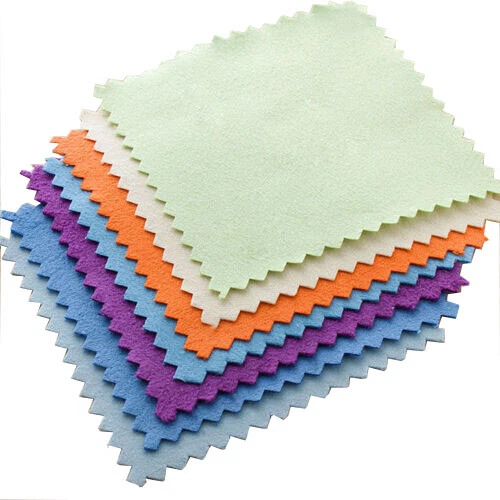 100x Anti-Tarnish Silver Polishing Cleaning Cloth Cleaner Platinum Jewelry New