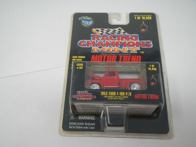 Racing Champions Motor Trend Mint 1953 Ford F-100 P/U Red