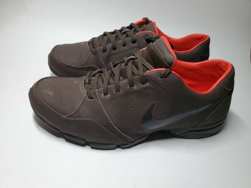 Nike Air Toukol II Brown/Black/Orange Leather 525726-204 US Mens 7.5 EU  40.5 | eBay