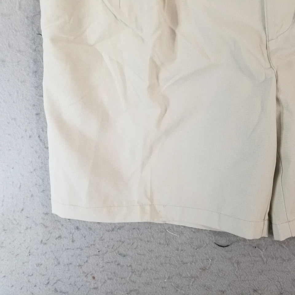 Croft & Barrow shorts men's 42 x8 beige lightweight pleated front new flawed - Image 4 of 4
