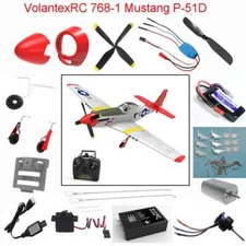 VOLANTEX 768-1 Mustang P-51D 750mm RC Airplane part:propeller spinner servo ESC