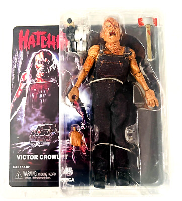 HATCHET VICTOR CROWLEY 8'' RETRO STYLE CLOTH ACTION FIGURE NECA 2020 NIP
