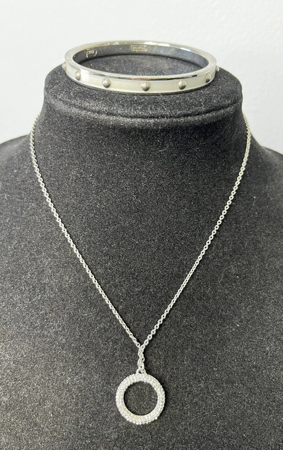 Bracciale e collana Coach in argento