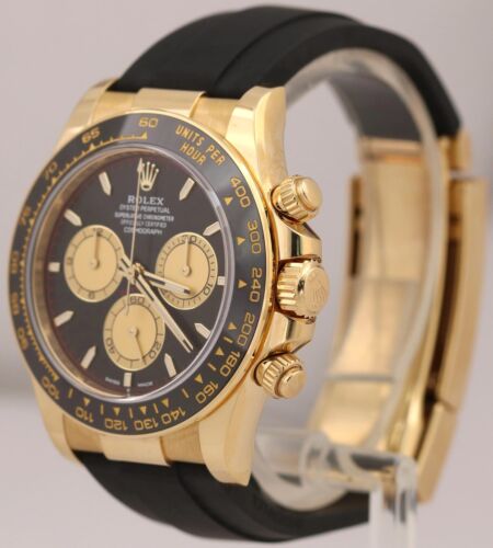 MINT 2024 Rolex Daytona Gold Oysterflex PAUL NEWMAN 18K Gold 126518 LN Watch BOX - Bild 4 von 9