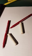 2 Stück Faber Castell Fine Pen 499 rot
