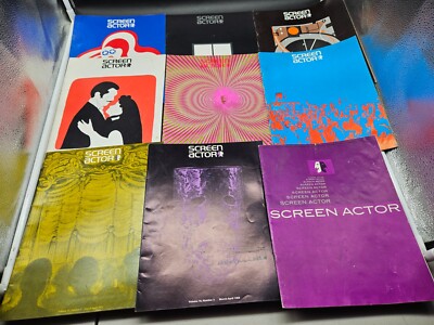 9 - Screen Actors Guild magazines 1964, 68, 69, 70, 71,  Philliss Graffeo