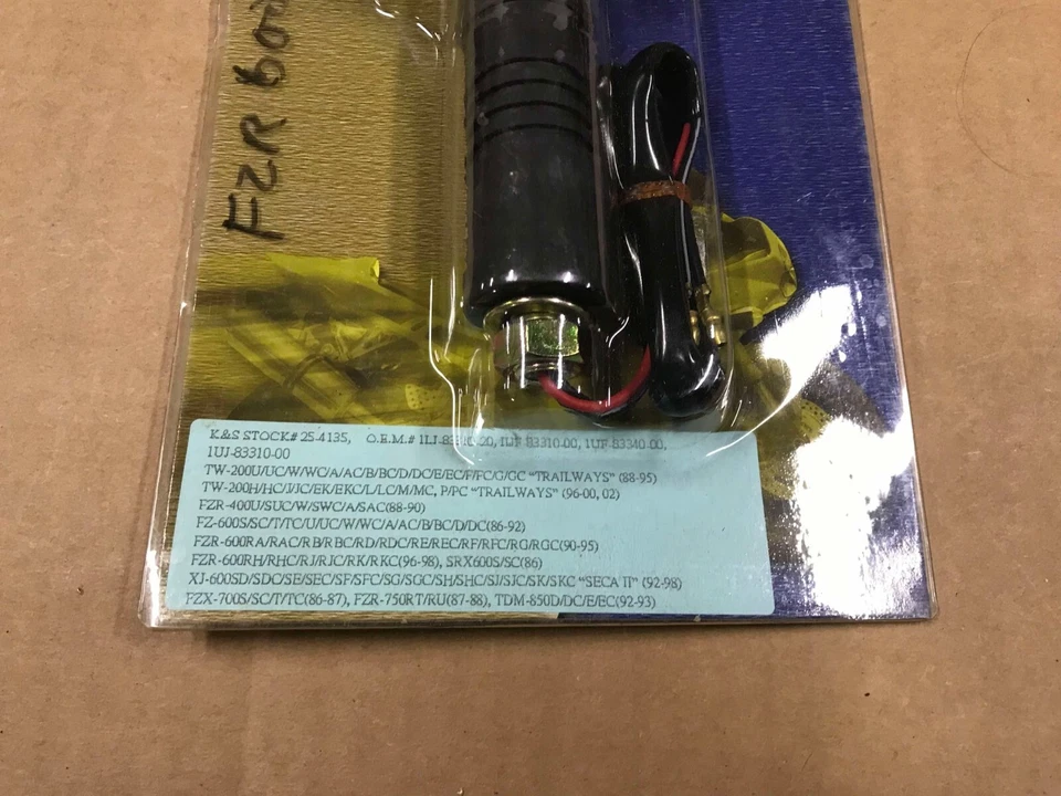 Señal de giro delantero de repuesto K&S DOT para Yamaha FZR-600/1000, 11-1760 Foto 4 de 4