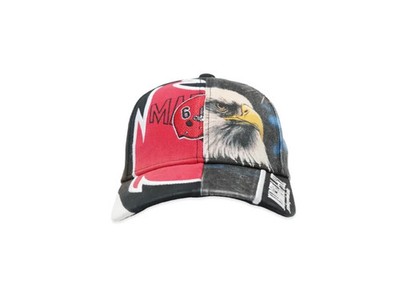 Supreme x MM6 Maison Margiela Split 6-Panel Cap Black Navy Japan