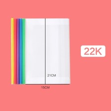 Book Cover With Rod Thickened Transparent Waterproof Reusable PP Material