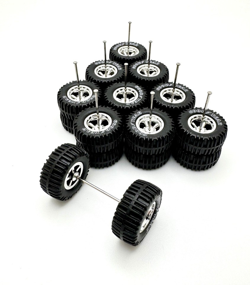 KK-Scale 1:18 Firestone Firehawk USA Pneumatici E Cerchi Set KKDCACC038 - Foto 8