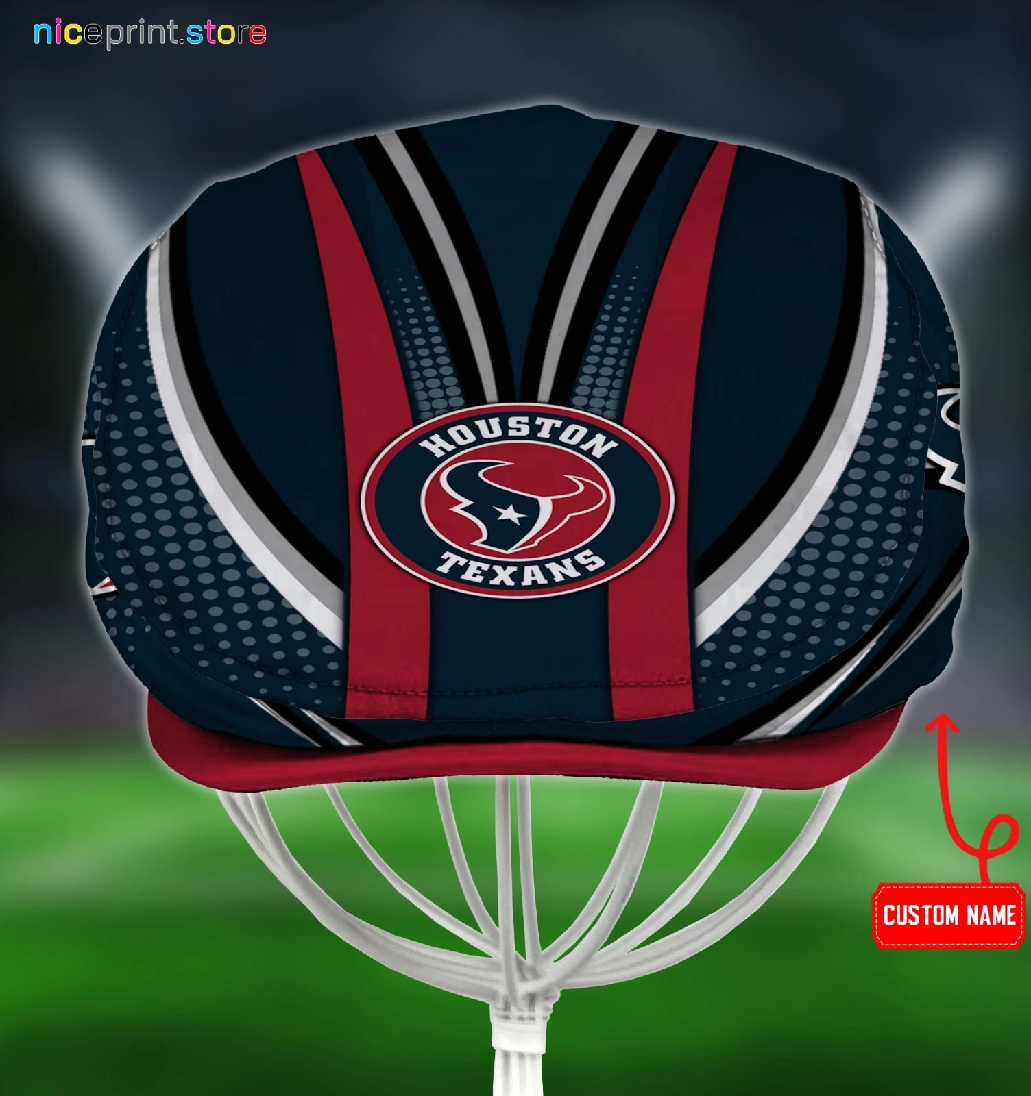Houston Team Texans Jeff Cap football Jeff Cap Driving Cap Golf Cap For Men