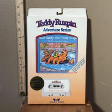 Vintage 1985 Teddy Ruxpin Adventure Series Water Safety Book  Cassette NEW 